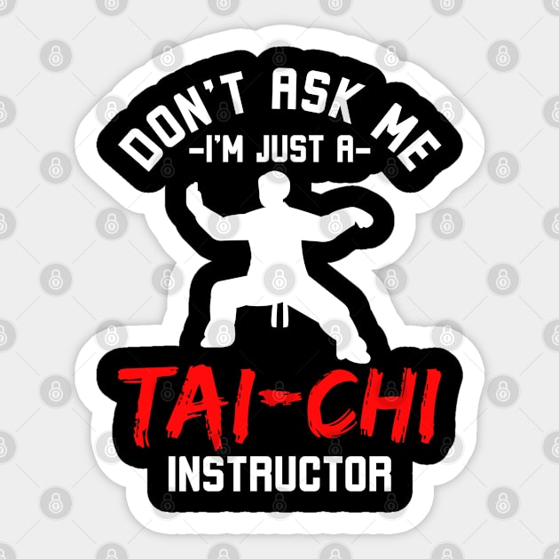 Tai Chi Instructor Sticker by MzumO